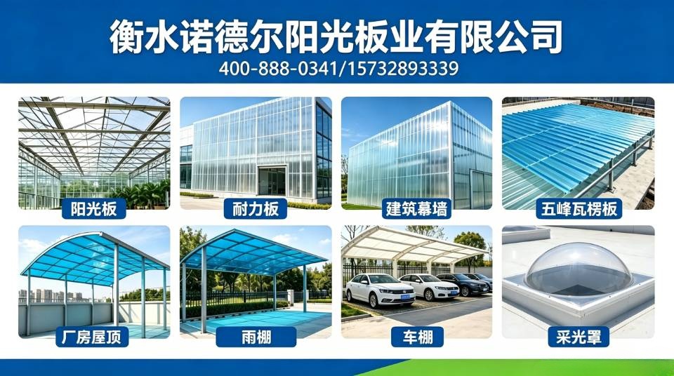 从车棚到温室，聊聊饶阳阳光板选型的实话